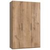 Drehtürenschrank B: 150 cm Level, Eiche Dekor - Eichefarben, MODERN, Holzwerkstoff (150/236/58cm) - MID.YOU