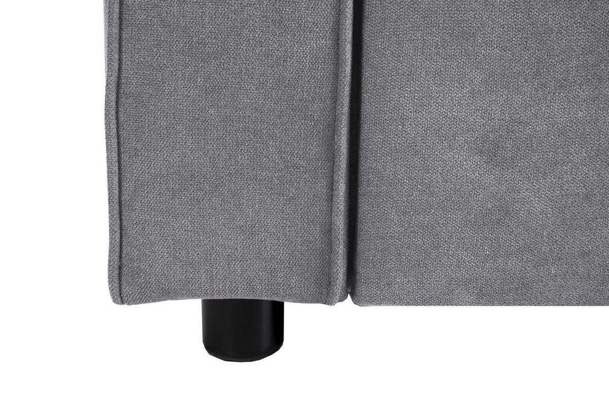 Schlafsofa Haze Grau B: 162 cm - Grau, Trend, Textil (162/90/89cm)