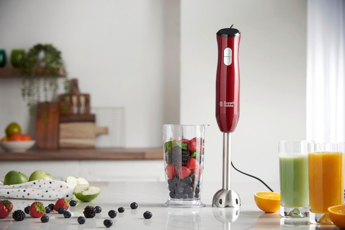 Stabmixer Desire - Rot/Schwarz, Basics, Kunststoff/Metall (6,4/41,3/8,9cm) - Russell Hobbs