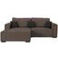 Wohnlandschaft In L-Form Tommy 167x265 cm - Taupe/Dunkelgrau, LIFESTYLE, Holz/Textil (167/265cm) - Luca Bessoni Wohnlandschaft In L-Form Tommy 167x265 cm - Taupe/Dunkelgrau, LIFESTYLE, Holz/Textil (167/265cm) - Luca Bessoni