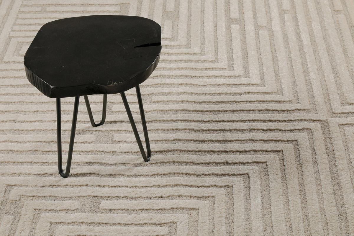 Webteppich Hillmar Olsson Creme 80x150 Cm - Creme, Design, Textil (80/150cm) - WECON HOME