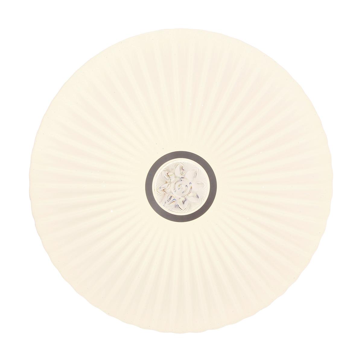 Led-deckenleuchte 13-34274 Perola - Weiß, KONVENTIONELL, Kunststoff/Metall (38/38/7cm)