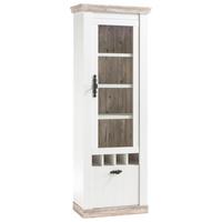 Vitrine Florenz Pinienfarben B: 71cm - Pinienfarben, Design, Holzwerkstoff (71/201/37cm) - MID.YOU