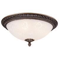 Deckenleuchte Pascal - Weiß/Bronzefarben, Basics, Glas/Metall (37/19/37cm) - MAYTONI