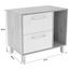 Komód Box - Tölgyfa/Fehér, modern, Faalapú anyag (75/60/40cm) Komód Box - Tölgyfa/Fehér, modern, Faalapú anyag (75/60/40cm)