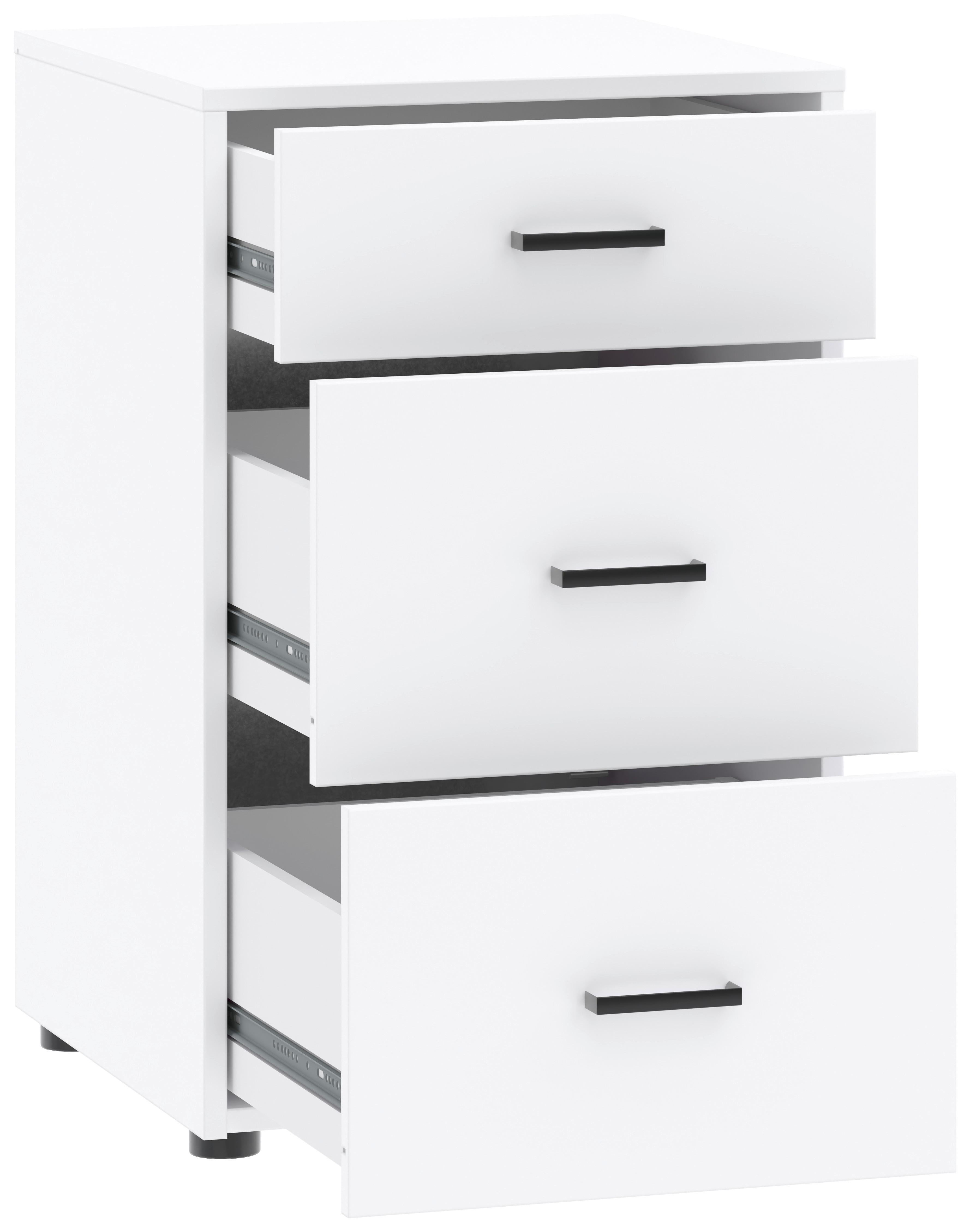 Kleiderschrank Kivo Weiß, B: 135 cm - Weiß, Basics, Holzwerkstoff (135/239,40/52,1cm)