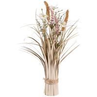 DEKORAČNÍ ROSTLINA GRASBUSCH I - bílá, Konvenční, plast (48cm) - Modern Living