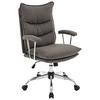 Drehstuhl Wien 2 - Chromfarben/Grau, MODERN, Textil/Metall (61/104/66cm)