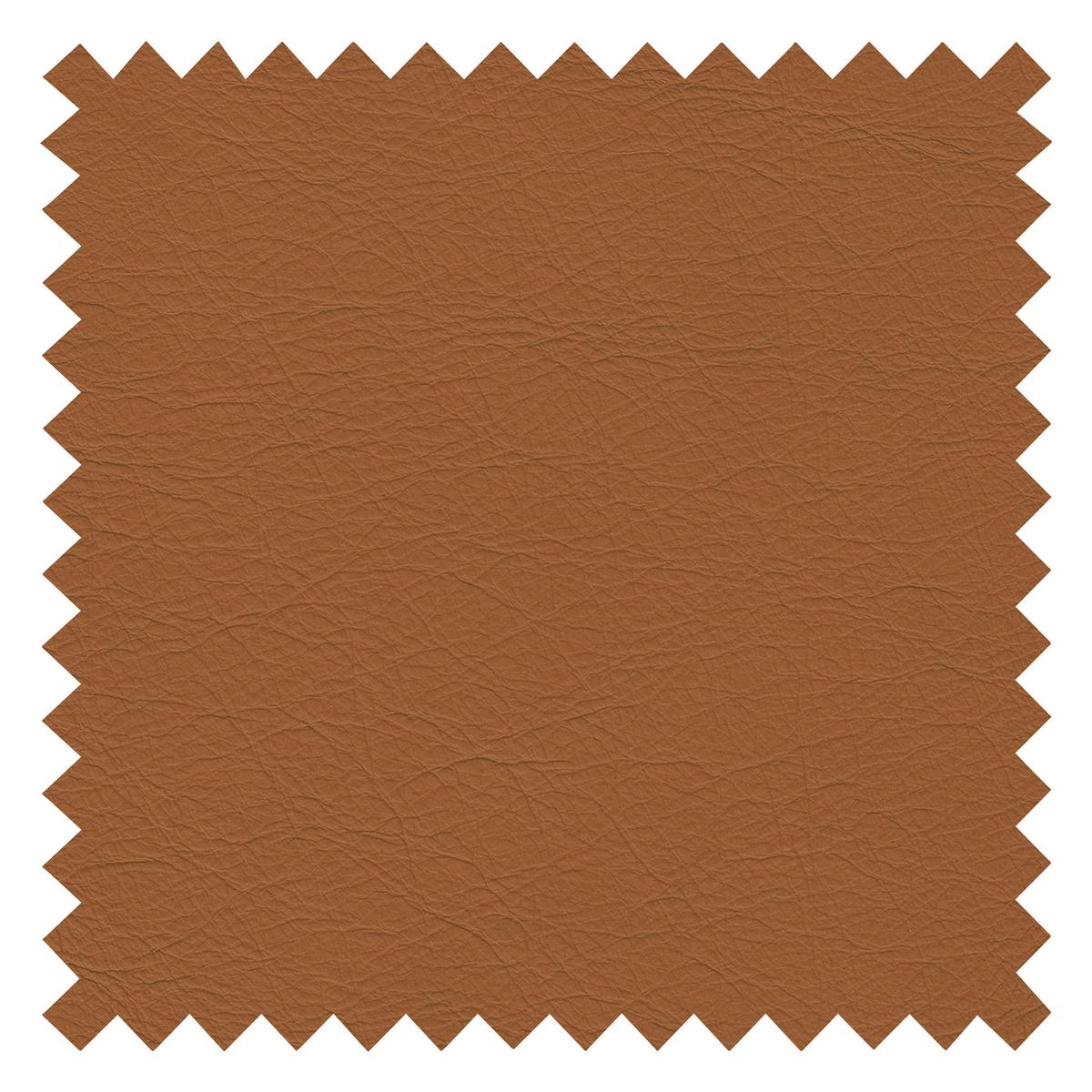 2-Sitzer-Sofa Spring, Cognac B: 177 cm - Cognac/Schwarz, Design, Leder (177/85/92cm) - Livetastic