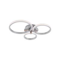 LED-Deckenleuchte 12110-55 Johanna *mb* - Silberfarben, Design, Metall (49/40/8,5cm)