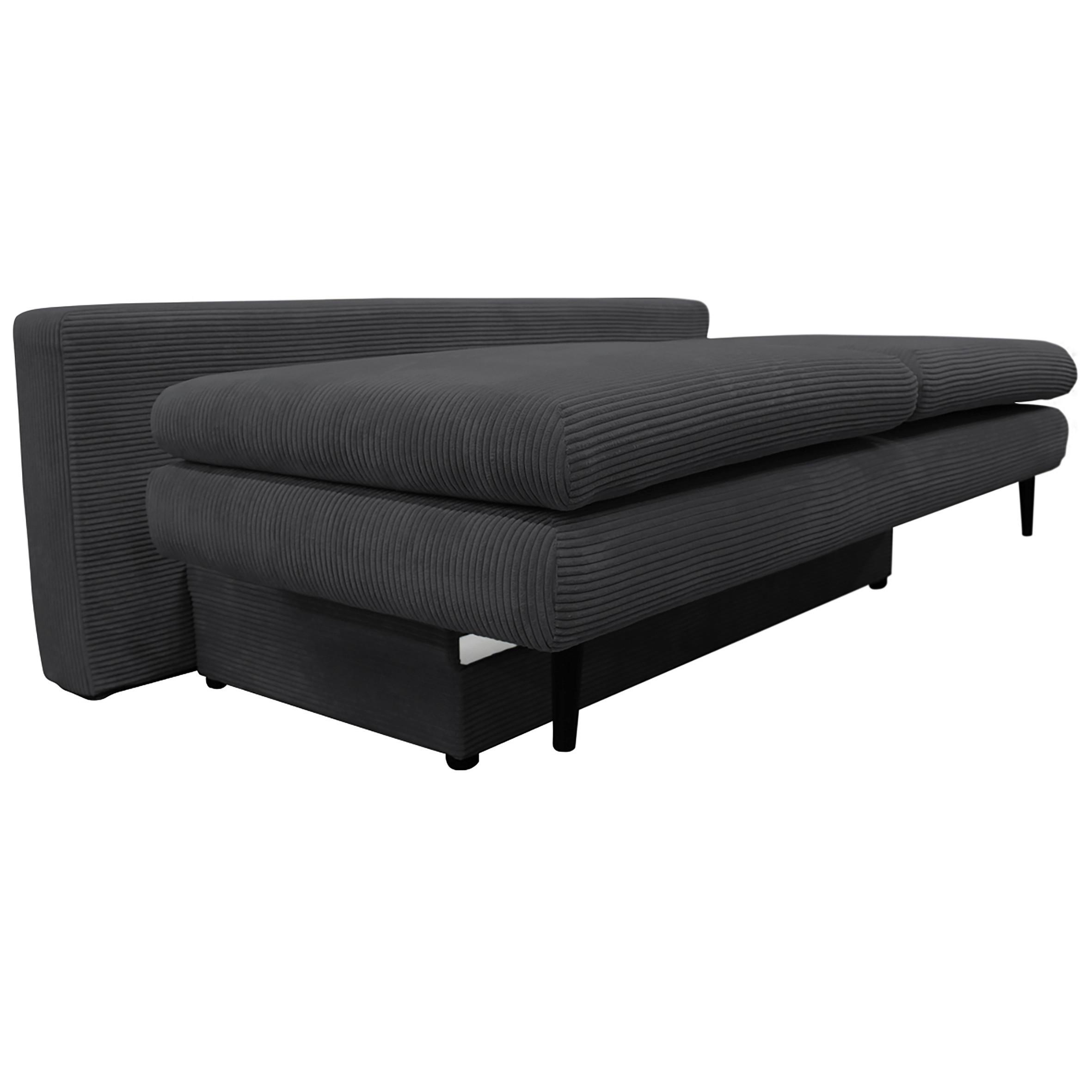 Schlafsofa mit Cord-Bezug
