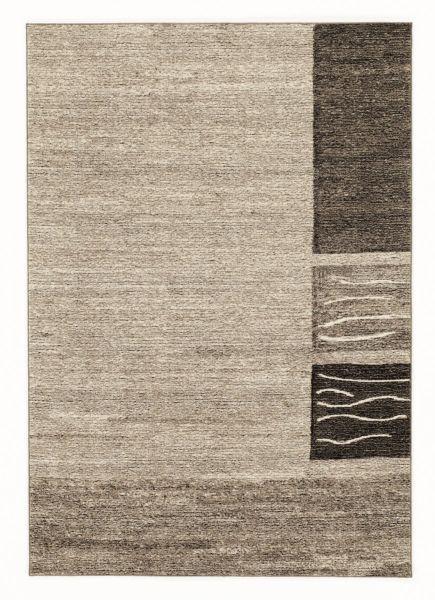 Webteppich Natura Wool Corner Naturfarben 65x130 cm - Naturfarben, KONVENTIONELL, Textil (65/130cm) - Novel