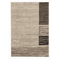 Webteppich Natura Wool Corner Naturfarben 65x130 cm - Naturfarben, KONVENTIONELL, Textil (65/130cm) - Novel