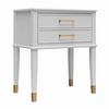 Beistelltisch Westerleigh Grau B: 60 Cm - Grau, Design, Holzwerkstoff/Metall (60/40/72cm) - MID.YOU