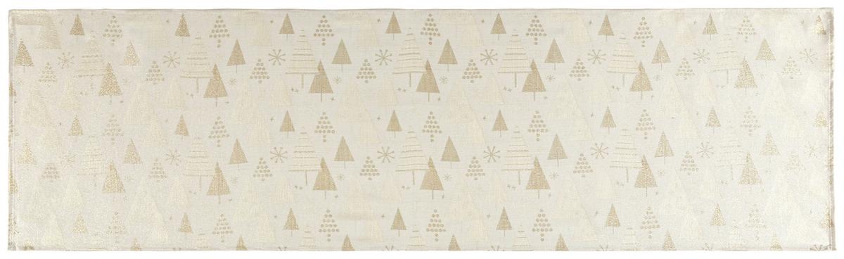 Asztali Futó Esther Kb. 40/140cm - bézs, Konventionell, textil (40/140cm) - Ondega