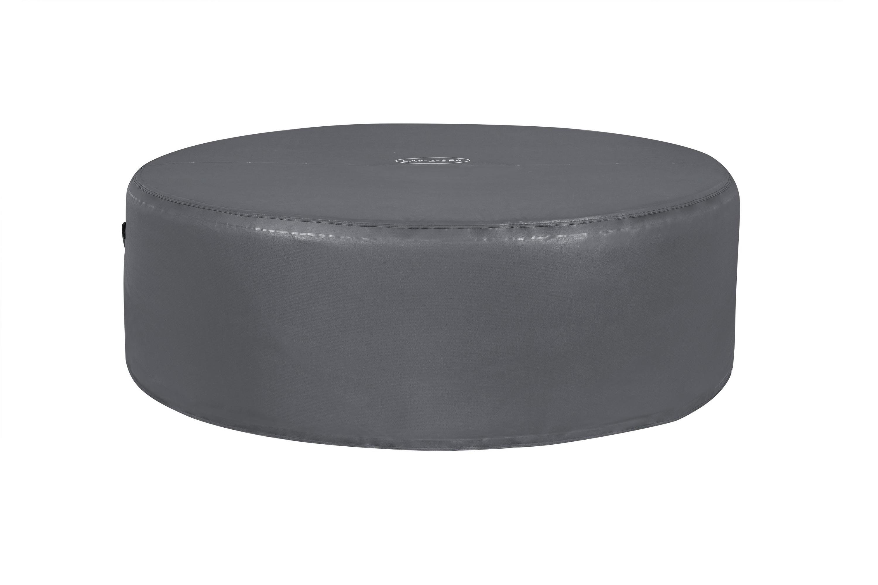 Whirlpoolabdeckung Lenora - Dunkelgrau, KONVENTIONELL, Kunststoff (196/71cm) - Bestway