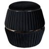 Hocker Doric 225 Schwarz D: 51,5 Cm - Graphitfarben/Schwarz, Design, Textil (51,5/53cm) - Kayoom