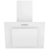 Dusntabzugshaube Leila Weiß B: 59,8 cm, Led - Weiß, Trend, Glas/Metall (59,8/72,7-110,7/30,5cm) - Respekta