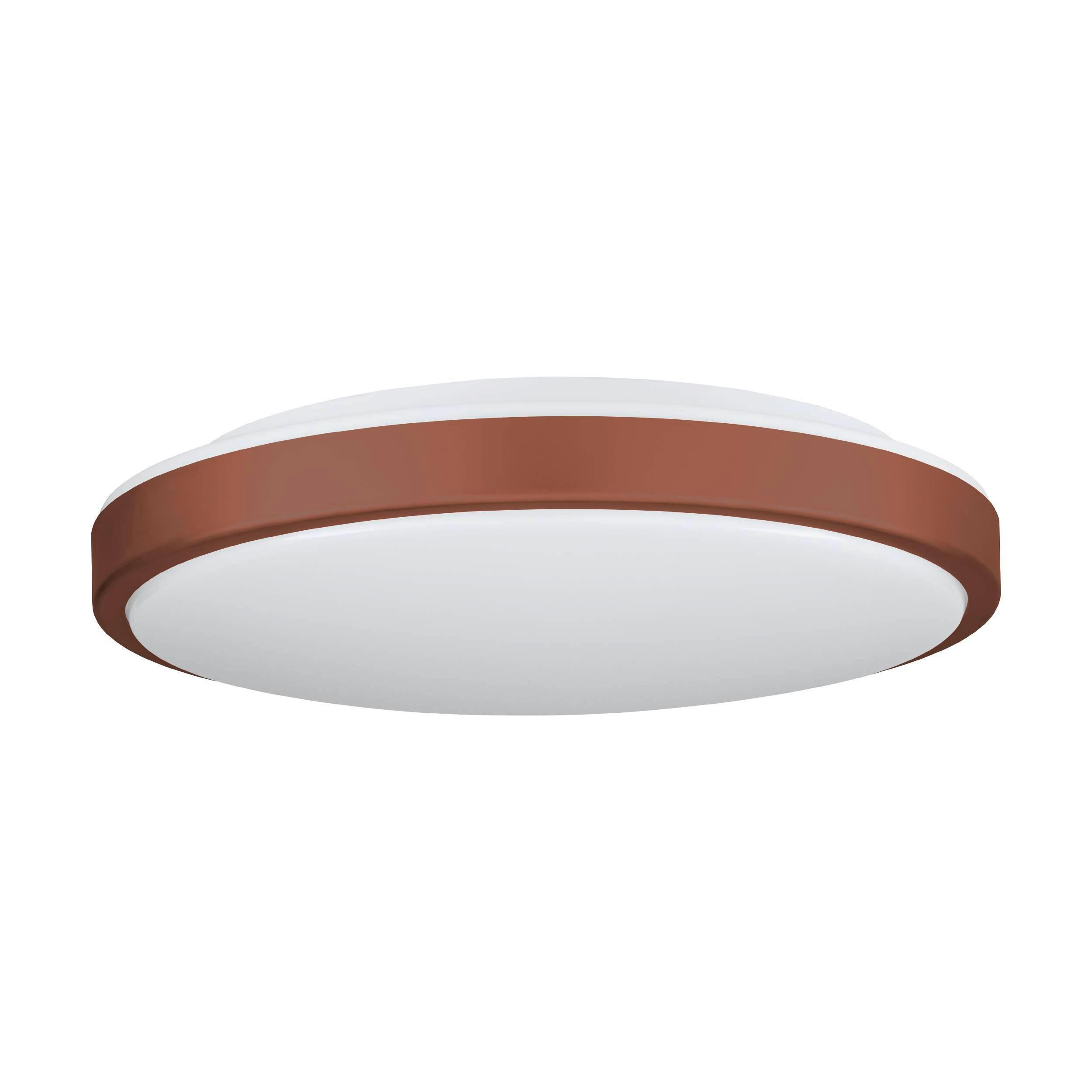 Led-deckenleuchte Lezuza Ø 43 Cm Weiß/mokka