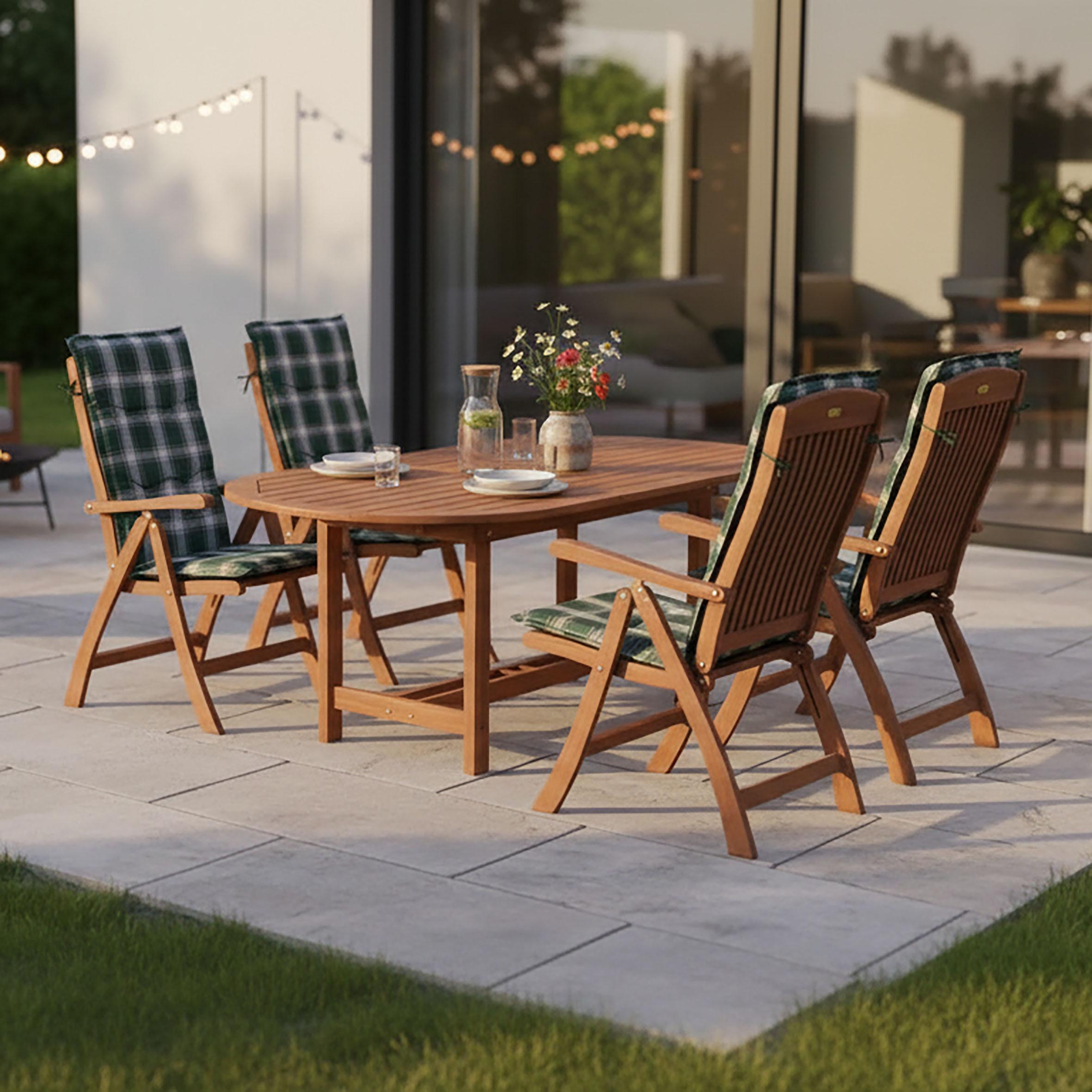 Gartenmöbel Set 13-Tlg Maracaibo Holz