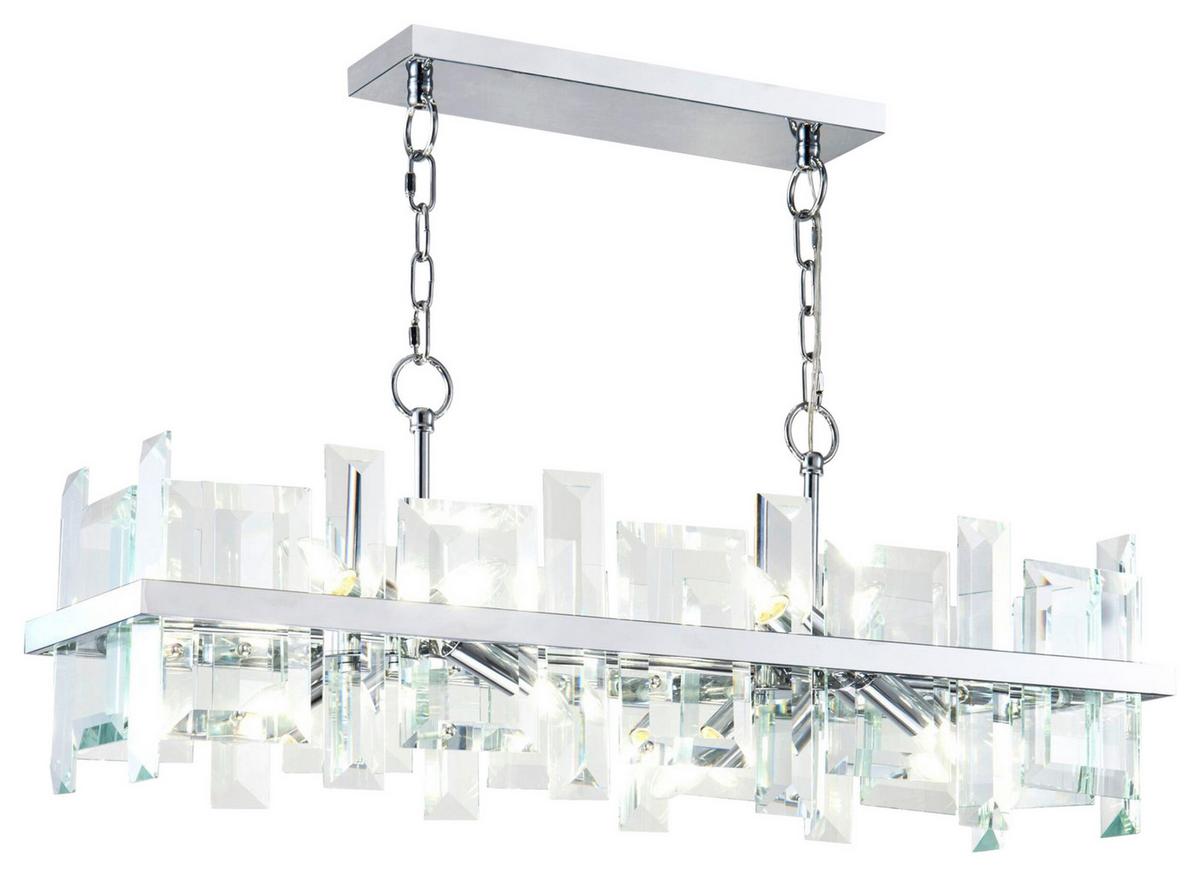 Pendelleuchte Cerezo - Chromfarben, Basics, Glas/Metall (85,5/34/26,5cm) - MAYTONI