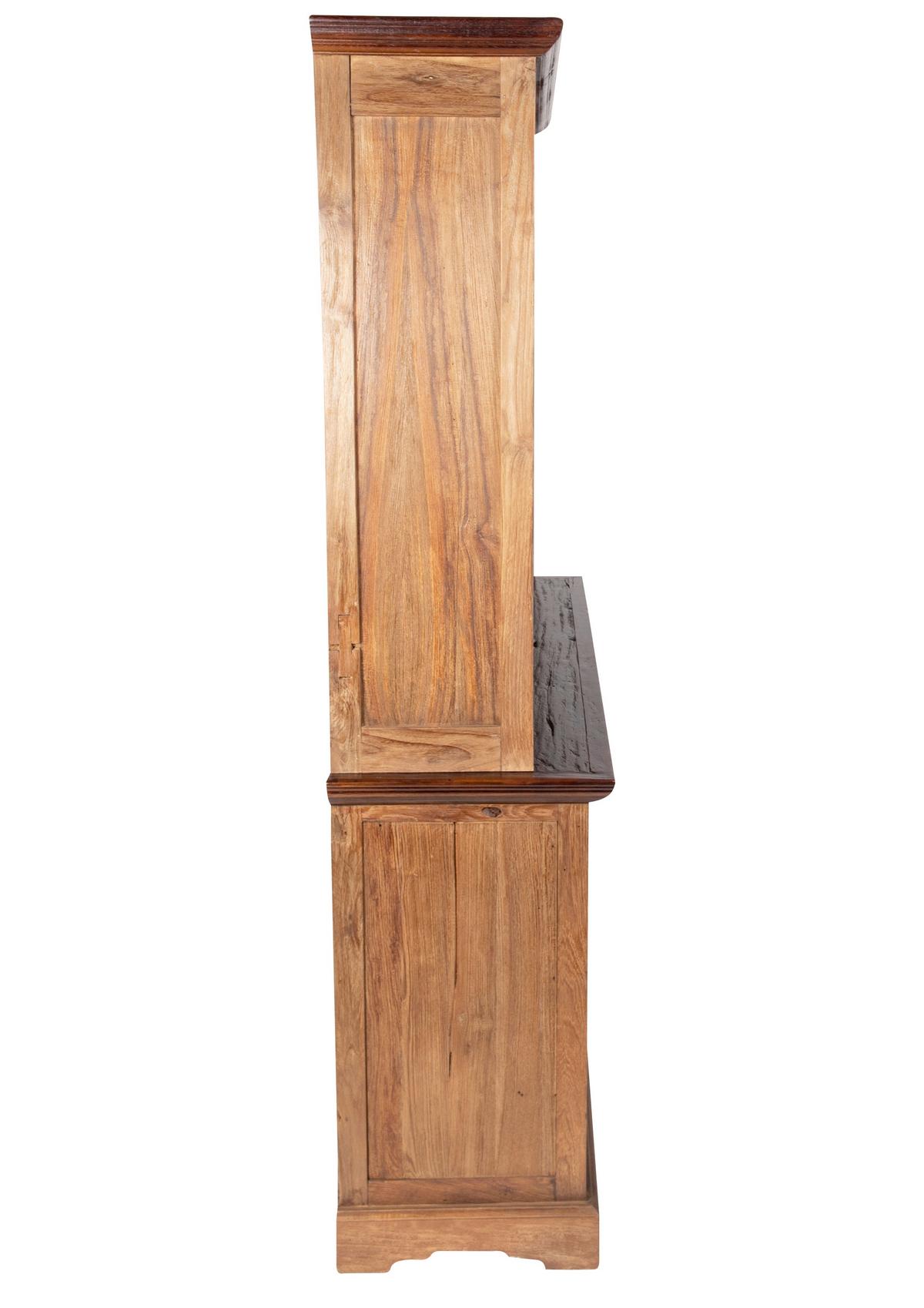Sideboard Teakholz B: 148cm - Braun/Naturfarben, Design, Holz (148/83,50/44cm) - MID.YOU