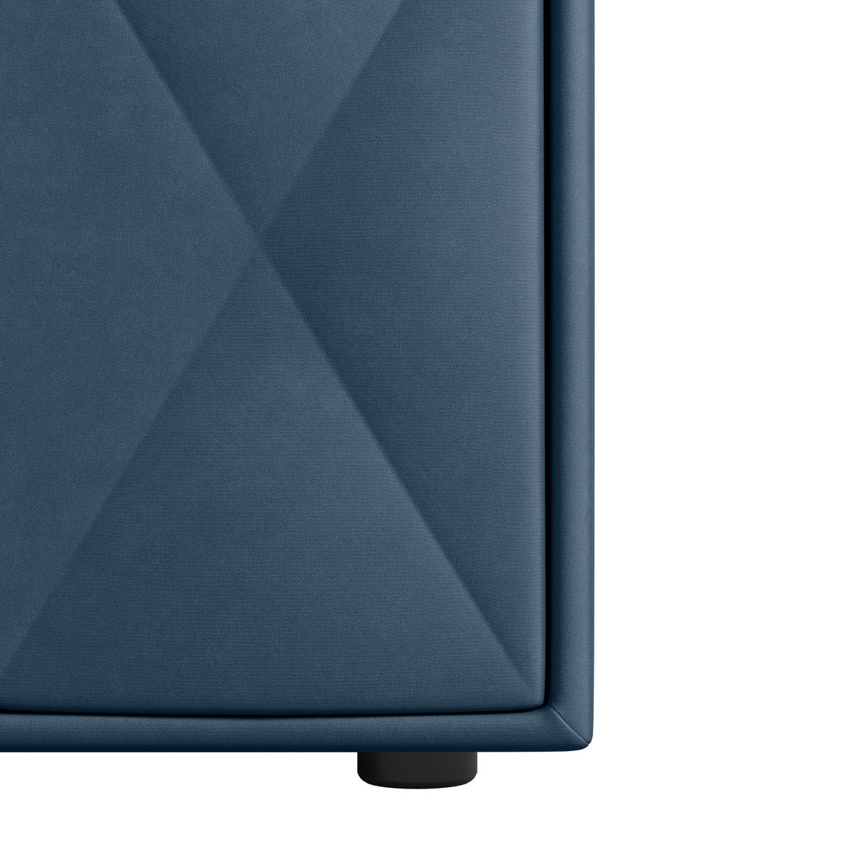 Boxspringbett Porto 180x200 cm Blau - Blau, MODERN, Holz/Kunststoff (180/200cm) - MID.YOU