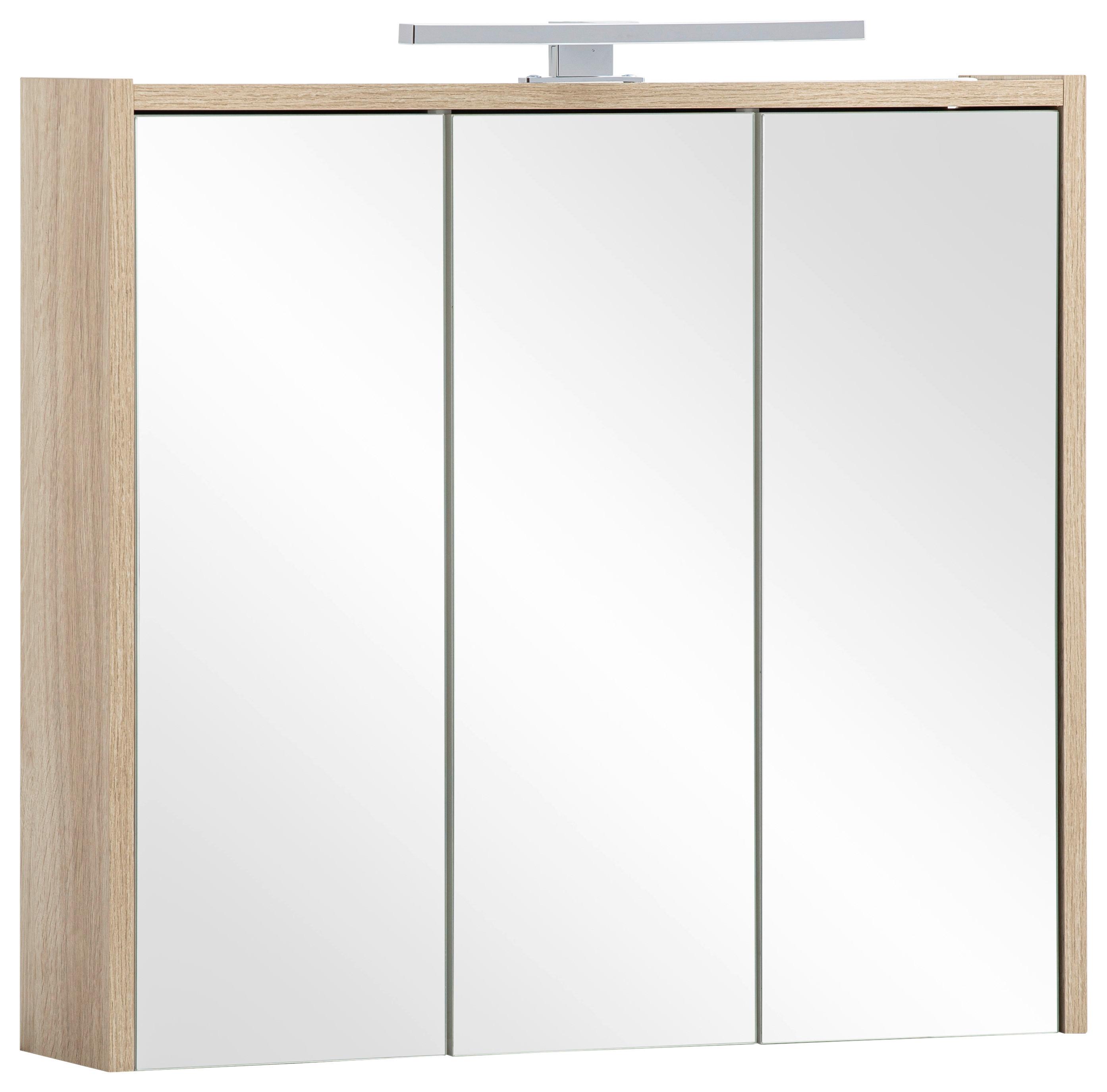 SPIEGELSCHRANK Eiche Dekor B: 65cm