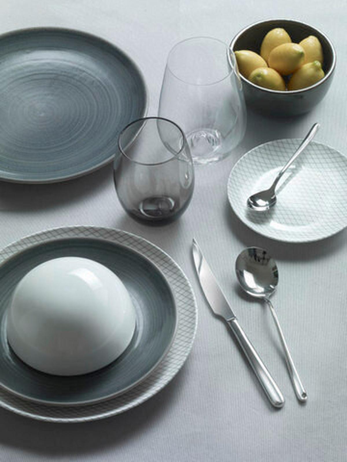 sada príborov SKY - farba ušľachtilej ocele, Basics, kov (25,5/7/5,3cm) - Pintinox