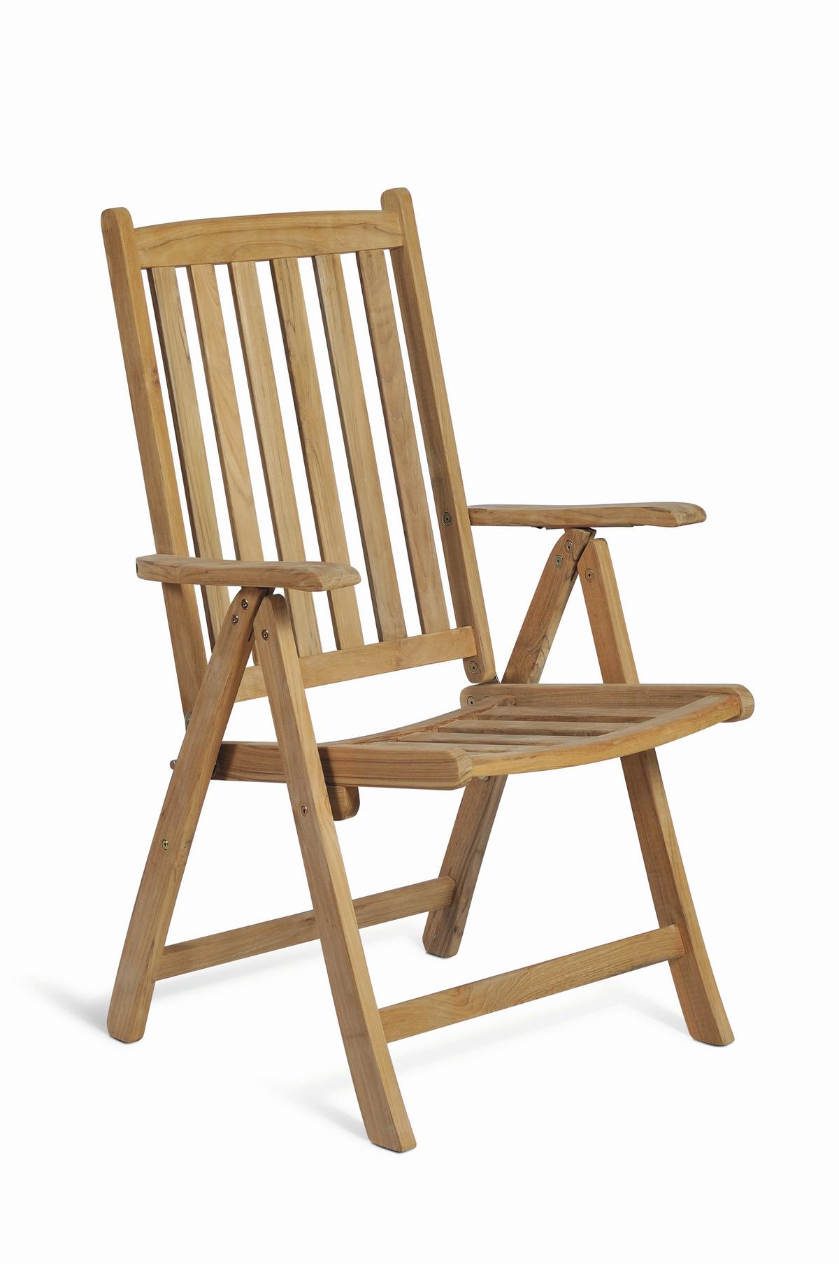 Gartenmöbel Set 3-tlg. Solo Teakholz - Teakfarben, Basics, Holz (62/103,5/61cm) - Gardenson