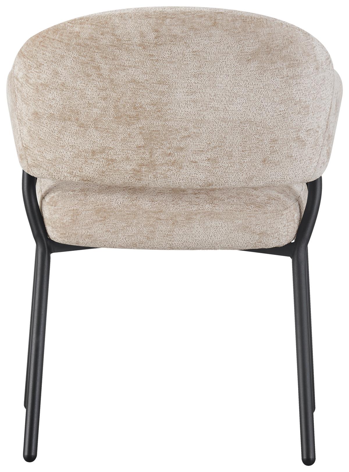 Armlehnstuhl Nova Mikrofaser Beige, B: 60 cm - Beige/Schwarz, KONVENTIONELL, Holz/Textil (60/80/62cm) - MID.YOU