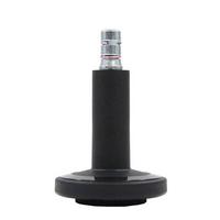 Bürostuhlgleiter Stato-m Schwarz Ø 6 Cm 5er-Set - Schwarz, Basics, Kunststoff/Metall (6/7,3/6cm) - MID.YOU