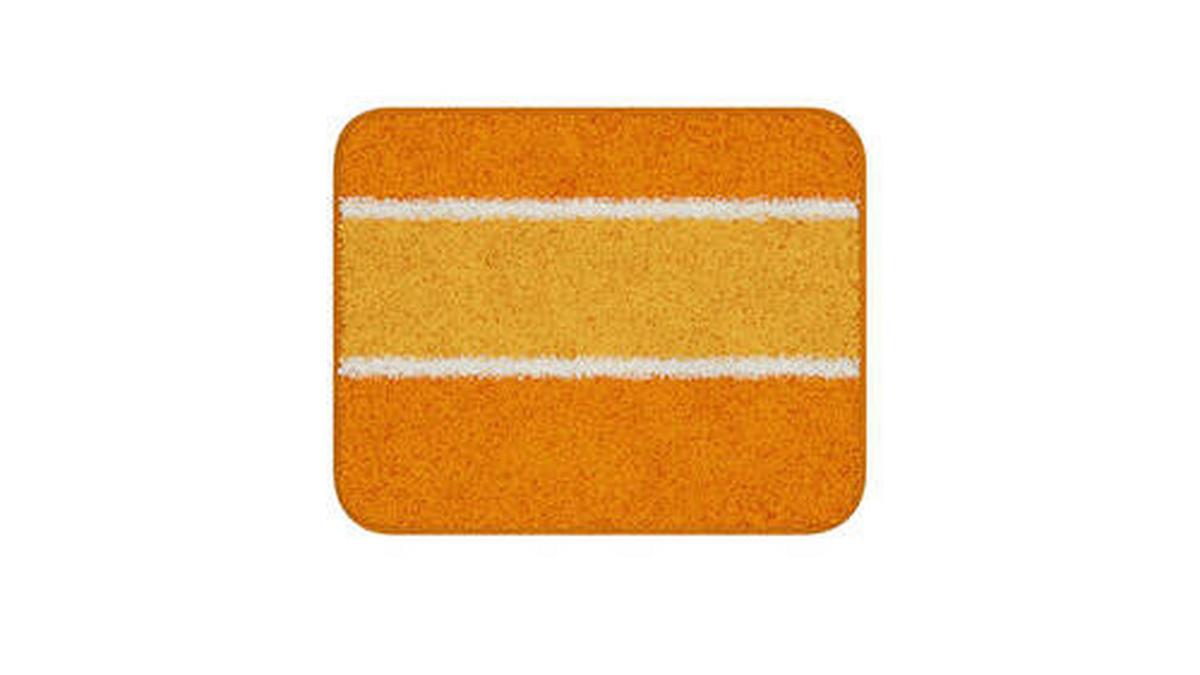 Bademattenset Waymore 2er Set - Orange, Basics, Textil (50x80/40x50cm) - Grund
