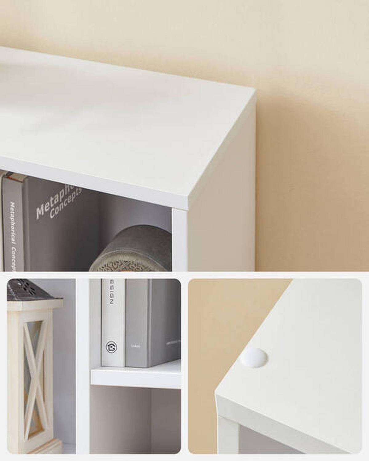 Regal Regal B: 50 Cm Weiß - Weiß, Basics, Holzwerkstoff (50/80/24cm) - Boxxx