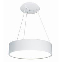 LED-Hängeleuchte Carla H: 150 cm Farbtemperaturwechsler - Weiß, Design, Kunststoff/Metall (45/150cm) - Näve