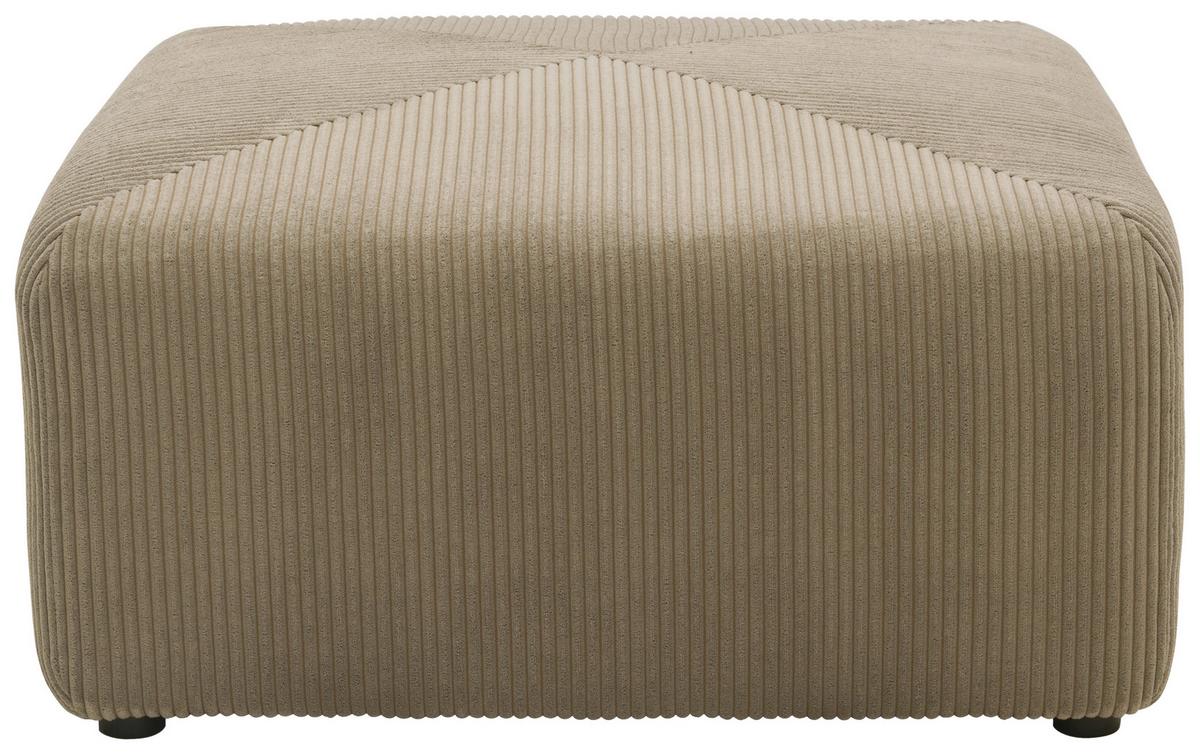 Hocker Schlammfarben B: 85 Cm - Schlammfarben/Schwarz, Design, Textil (85/42/85cm) - MID.YOU