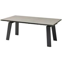 Esstisch Janis Grau/Schwarz - Schwarz/Grau, MODERN, Glas/Keramik (200-300/100/76cm) - Livetastic