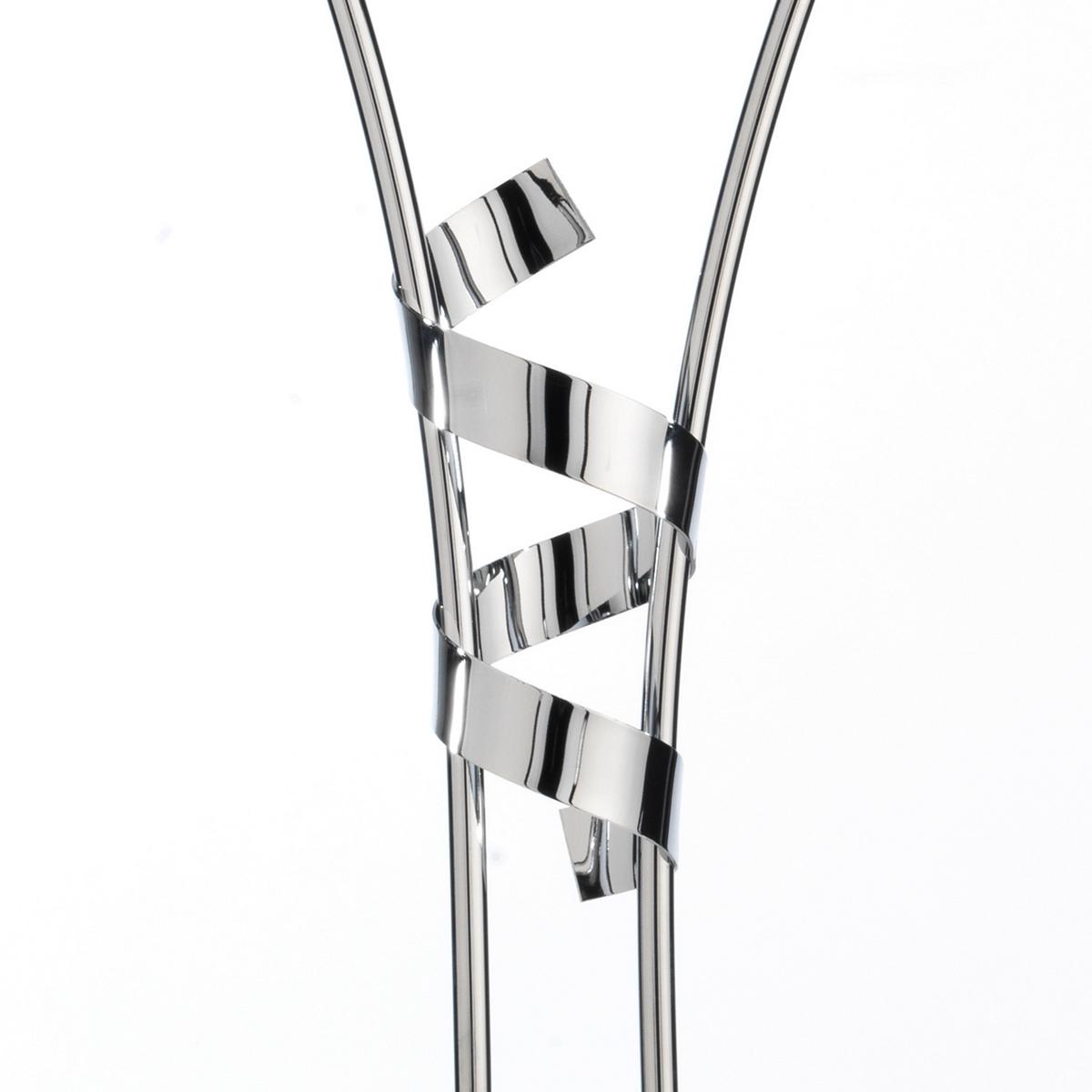 Tischleuchte 4812/Lgc - Chromfarben, Design, Metall (40/65cm)