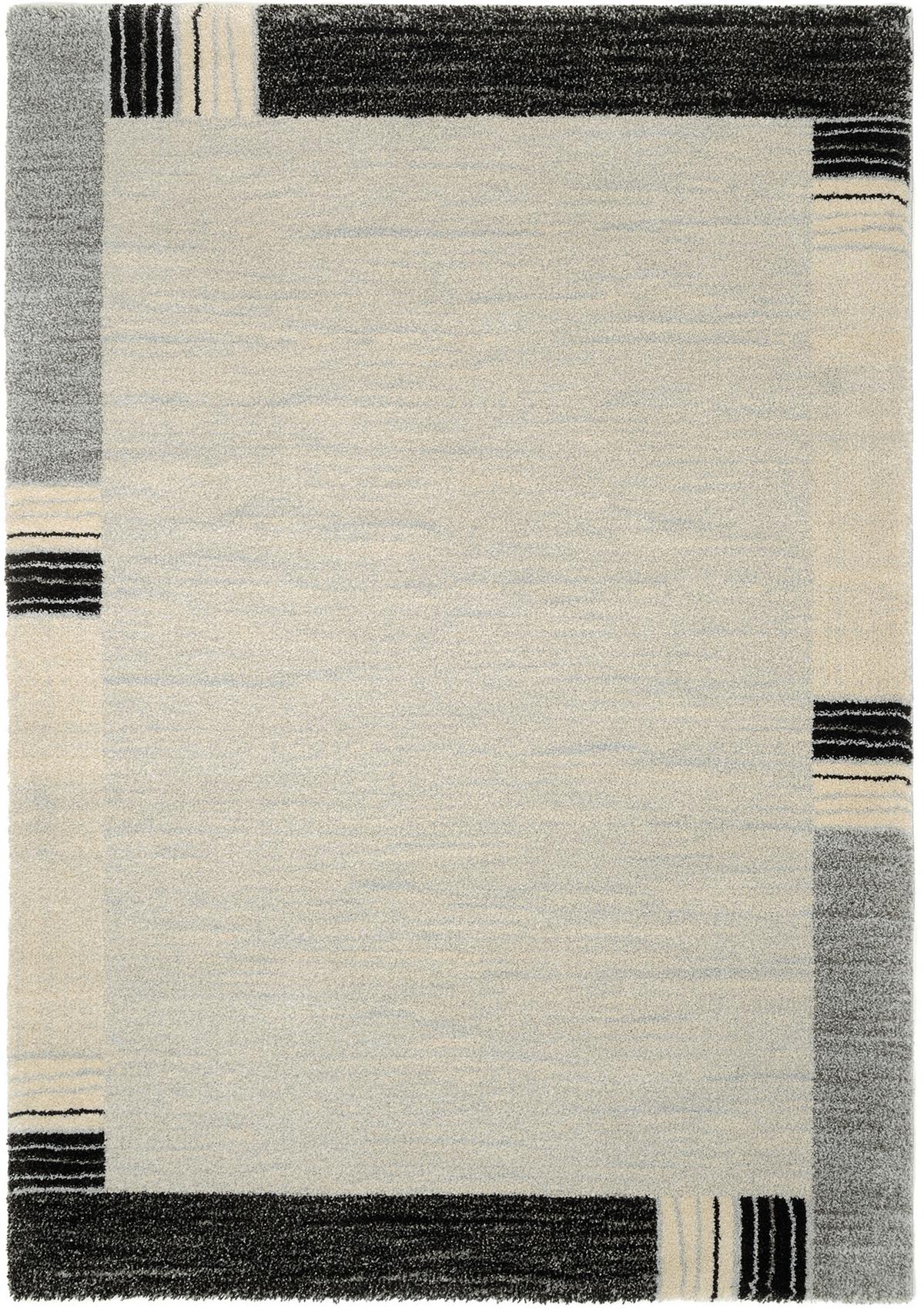 Webteppich Palazzo Lobo Grau 160x230 cm - Grau, KONVENTIONELL, Textil (160/230cm) - Novel