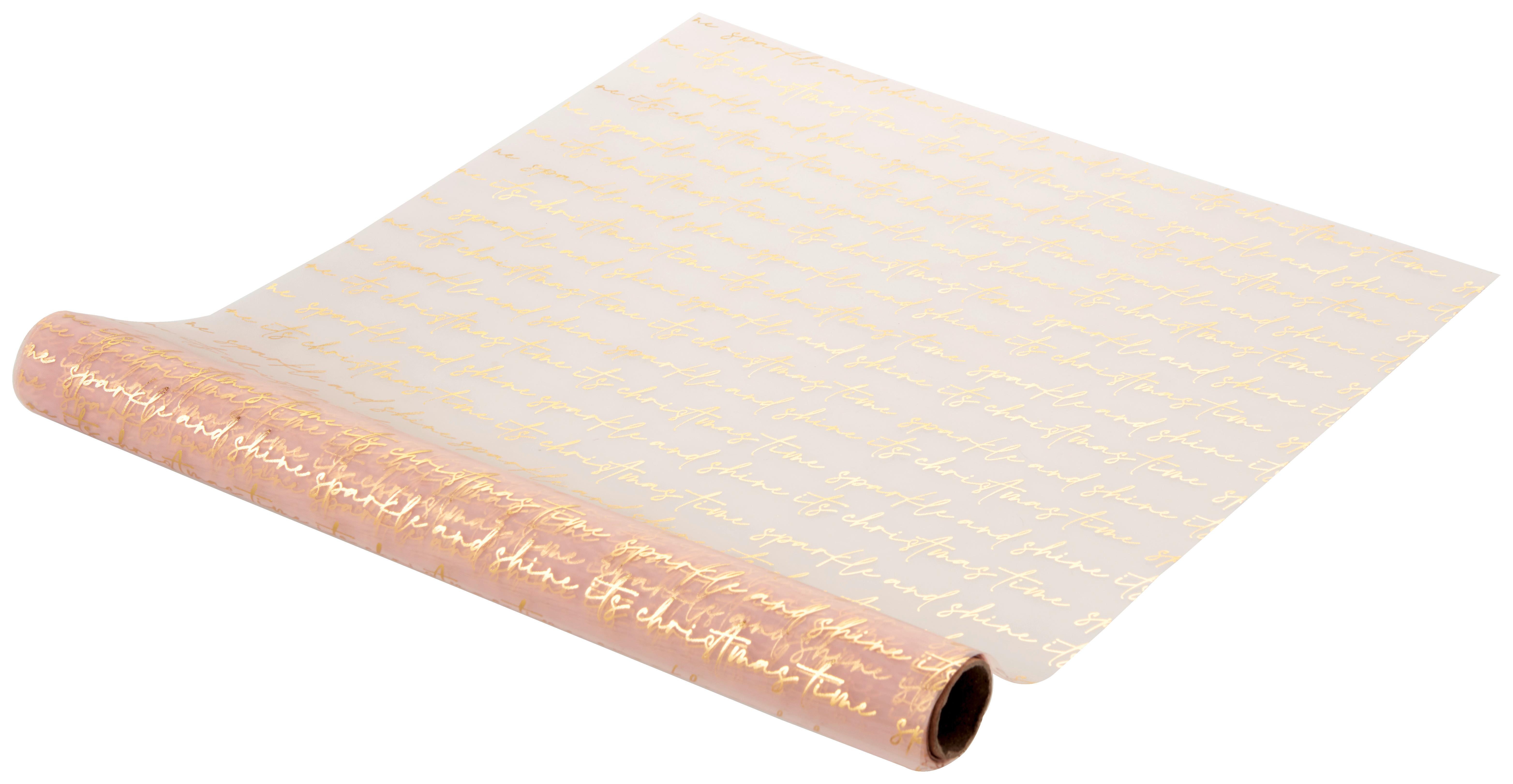 Dekoračná Látka Golden Lights, 35/300cm,ružová - ružová, Romantický / Vidiecky, textil (35/300cm) - Modern Living