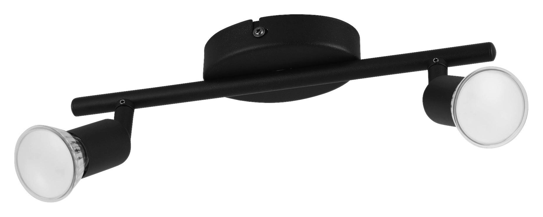 LED-Deckenleuchte Buzz-Led L: 28,5 cm - Schwarz, Basics, Metall (6,5/28,5cm)