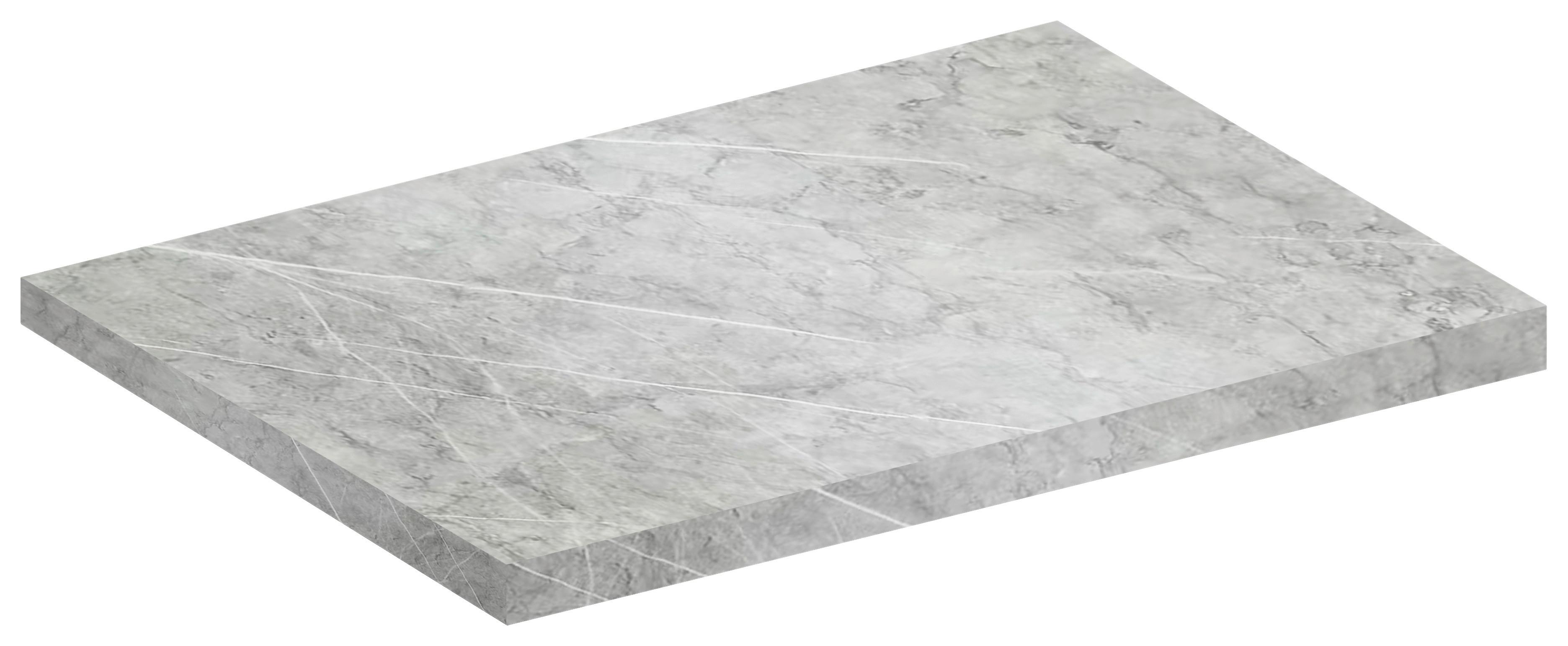 Arbeitsplatte Fasola - Grau, Trend, Holzwerkstoff (100/3/60cm) - MID.YOU