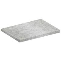 Arbeitsplatte Fasola - Grau, Trend, Holzwerkstoff (100/3/60cm) - MID.YOU