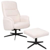Relaxsessel Star - Beige/Schwarz, MODERN, Textil/Metall (72/105/114cm)