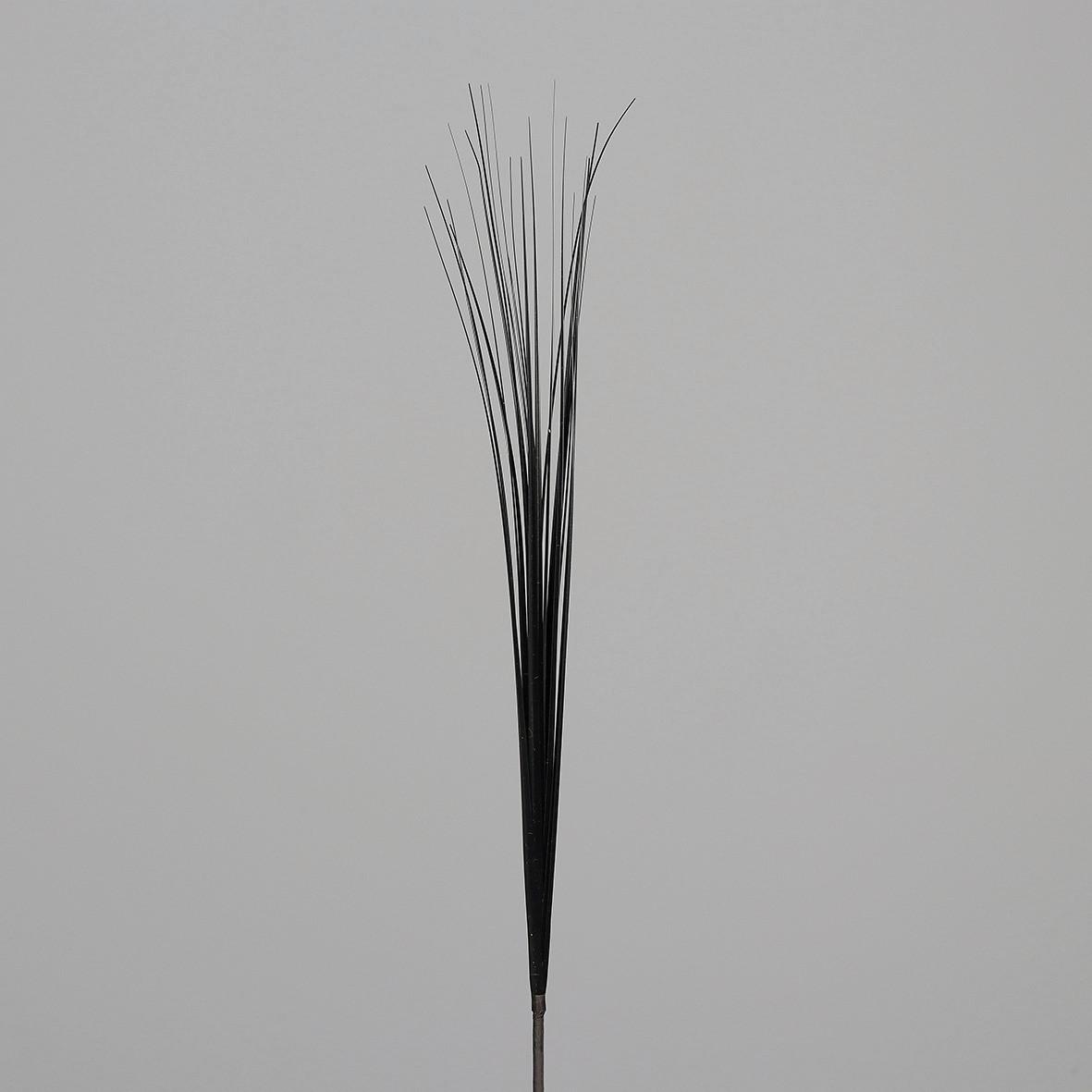 Kunstpflanze Graszweig Schwarz L: 85 Cm, Aglaia - Schwarz, Basics, Kunststoff (85cm)