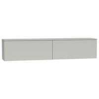 Tv-element Las Vegas Seidengrau B: 180 Cm - Grau, MODERN, Holzwerkstoff (180/36/37cm) - Vertico