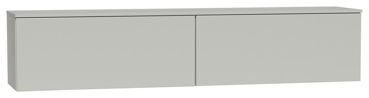 Tv-element Las Vegas Seidengrau B: 180 Cm - Grau, MODERN, Holzwerkstoff (180/36/37cm) - Vertico