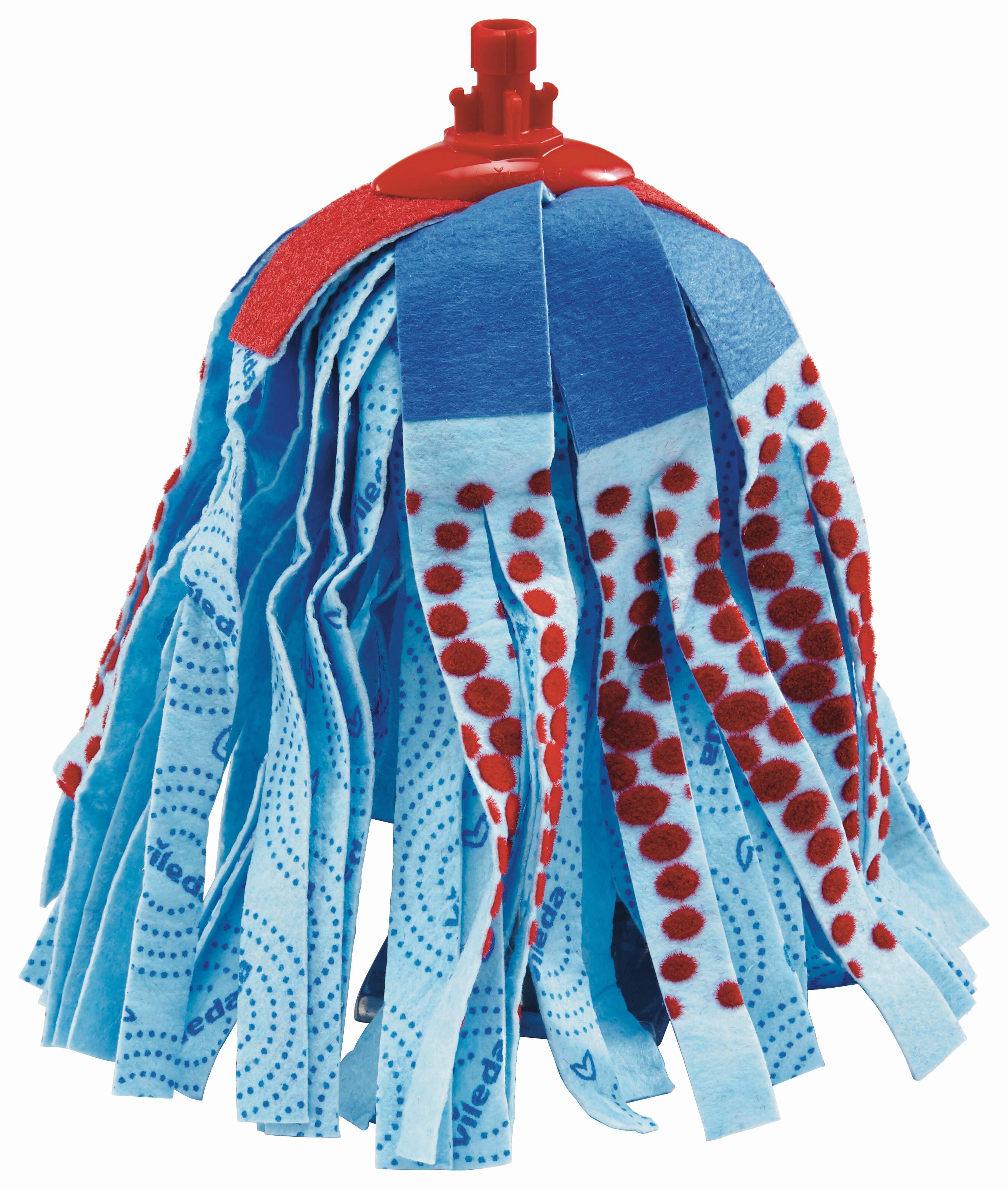 ERSATZMOPP SUPERMOCIO 3ACTION XL - Blau, Basics, Textil (15/7/37cm) - Vileda