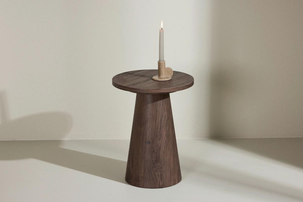 Beistelltisch Lanzo Mokka DxH: 35x45 cm - Mokka, MODERN, Holz (35/45cm) - Livetastic