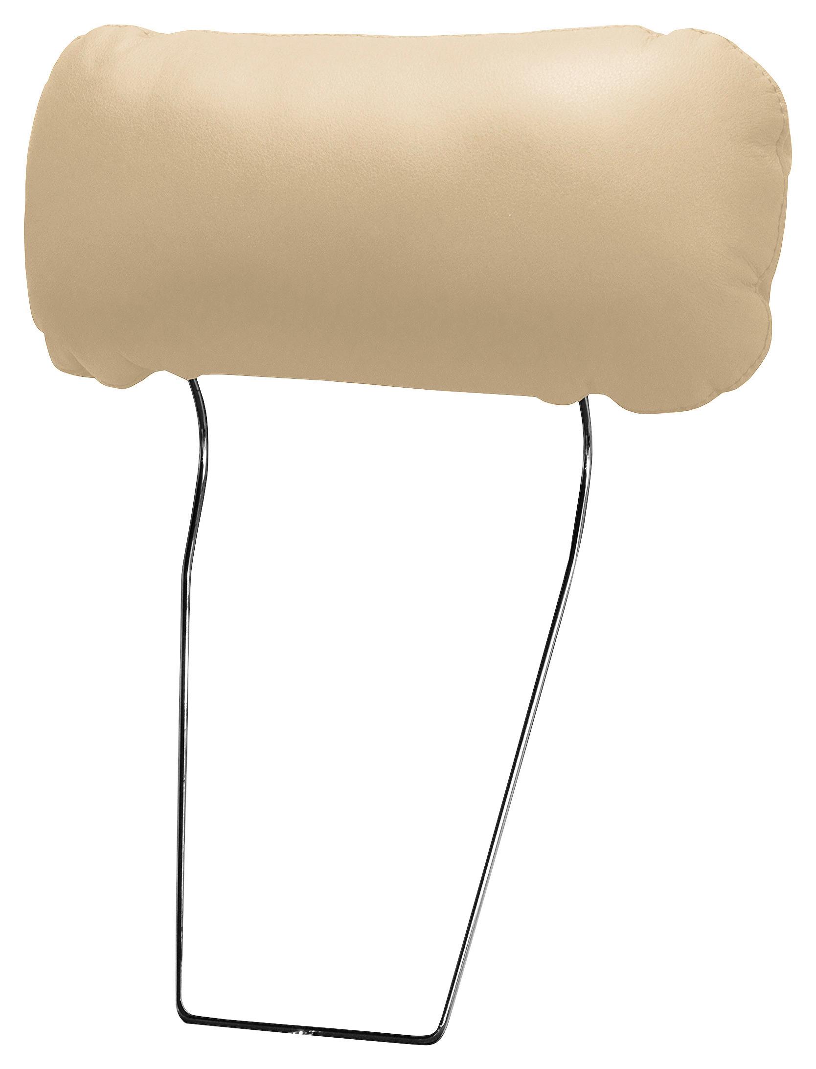 KOPFSTÜTZE Nordic, Beige B: 43 cm - Beige, Design, Leder/Textil (43/18/15cm) - Livetastic